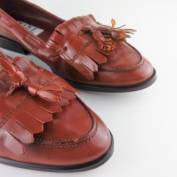 NINE WEST Leather Loafers with Tassel Detail - Picture 2 of 7